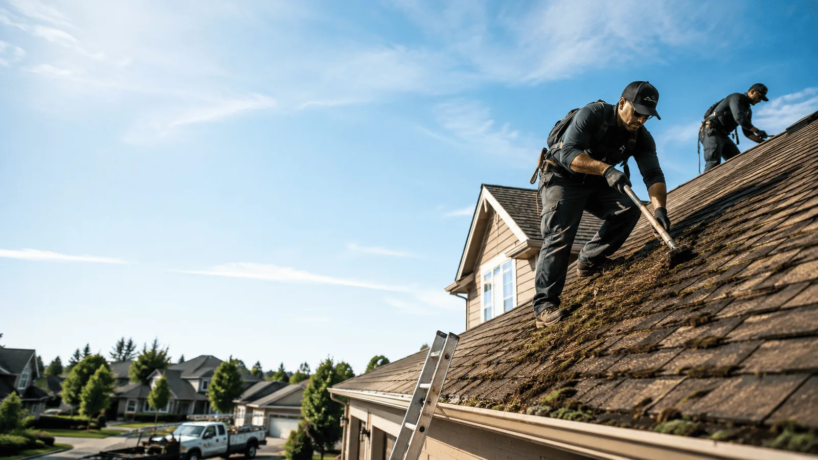 Roof Moss Removal in Mutual, OK near me